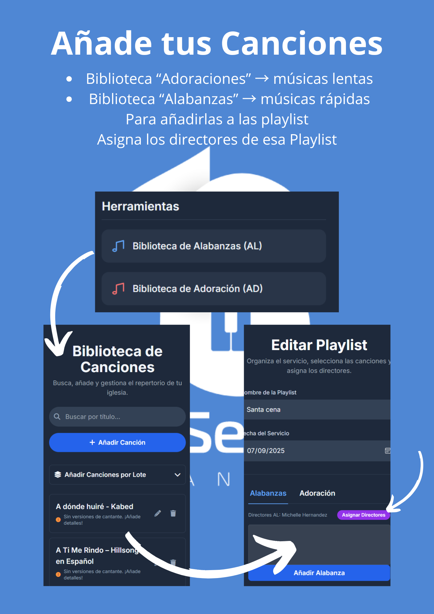 Paso a paso para agregar cantante
